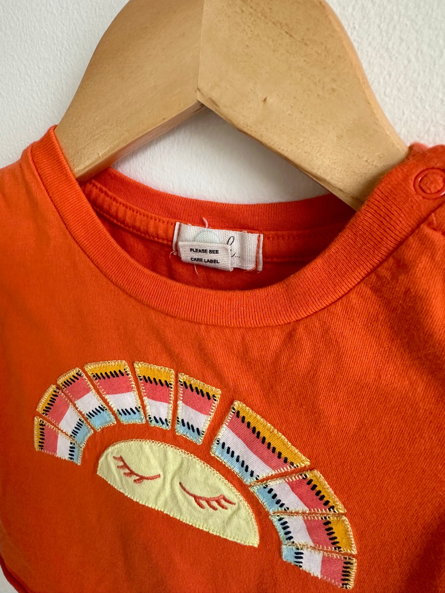 Orange Sun T-Shirt / 6-12m