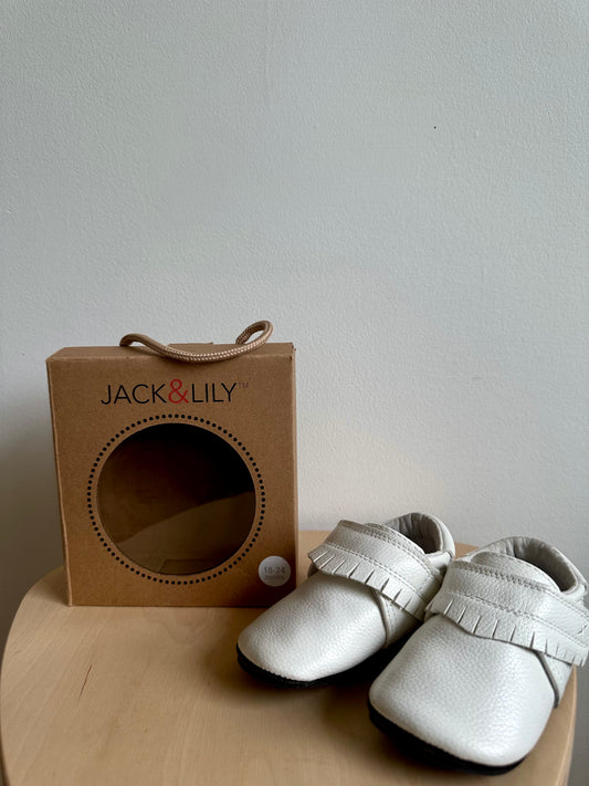 Jack & Lily Leather Shoes / 18-24m (size 6 Toddler)