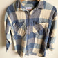 Zara Plaid Light Shacket / 11-12 Years