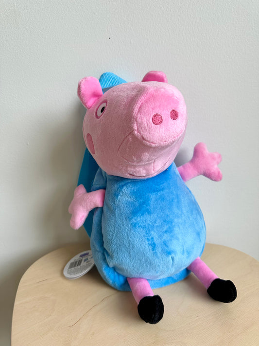 NEW Peppa Pig George Plush Toy Bag