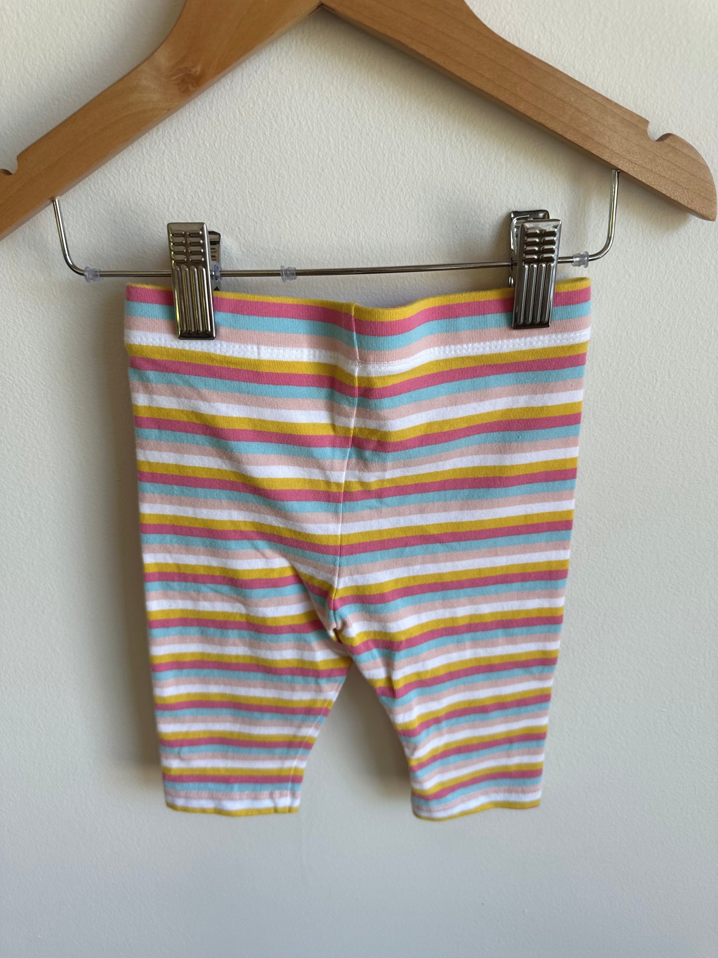 Striped Cropped Leggings / 12-18m