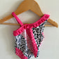 Pink Animal Print Swimsuit / 24m