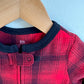 Gap Red + Black Fleece Sleeper / 6-12m