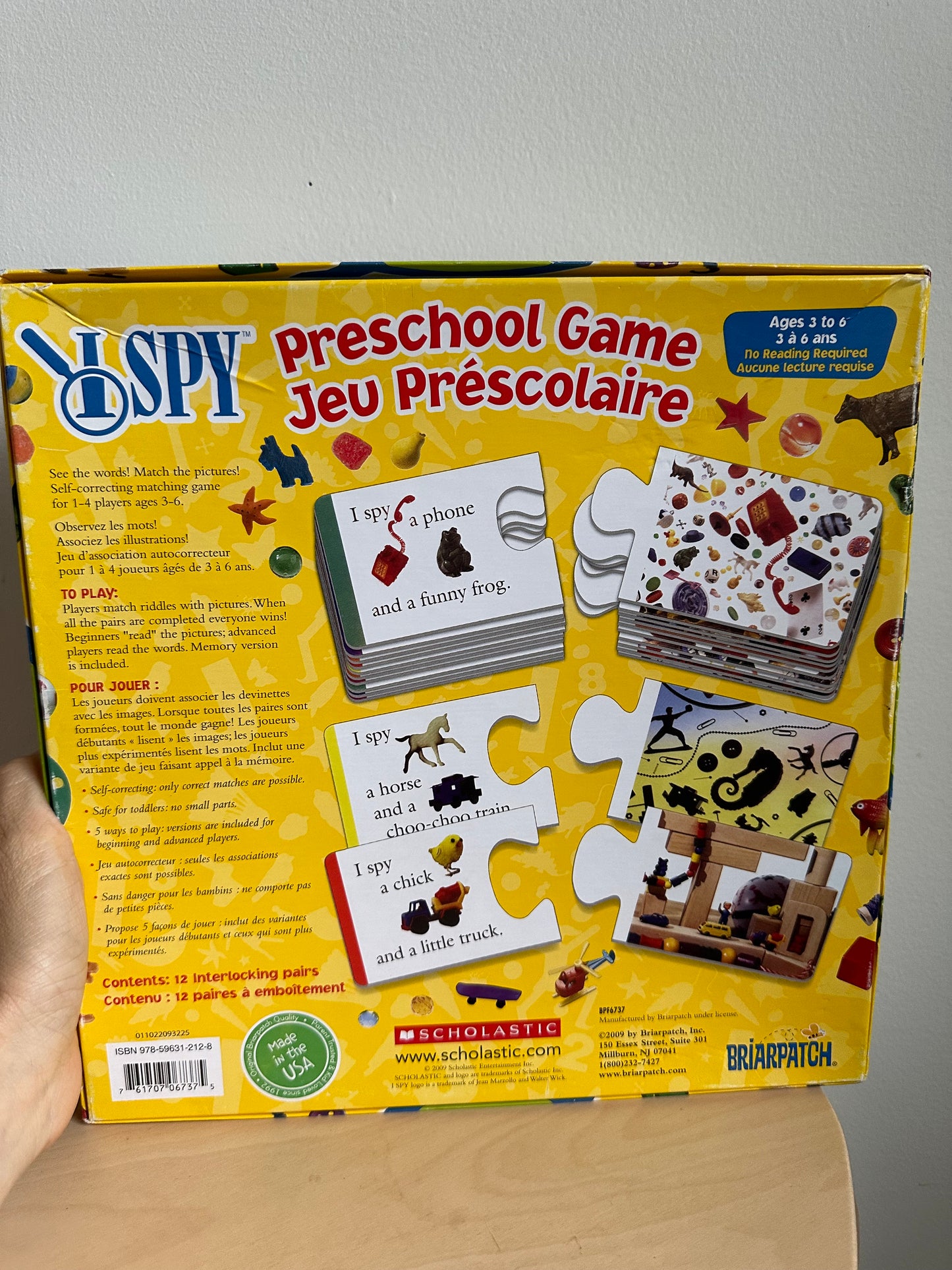 I Spy Preschool Game (No Shipping)