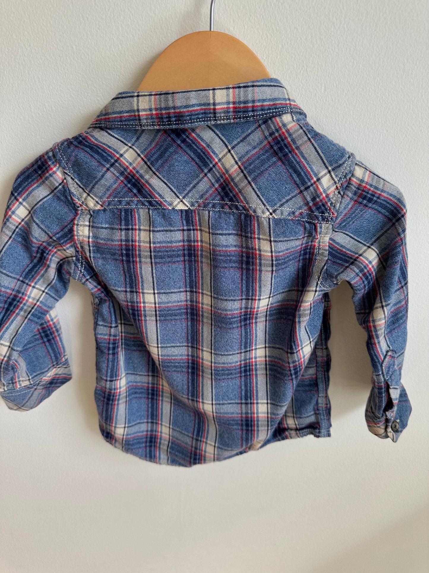 Plaid Flannel / 12-18m