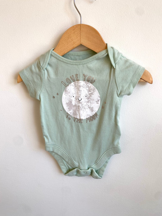 Love You To The Moon Bodysuit / 3-6m