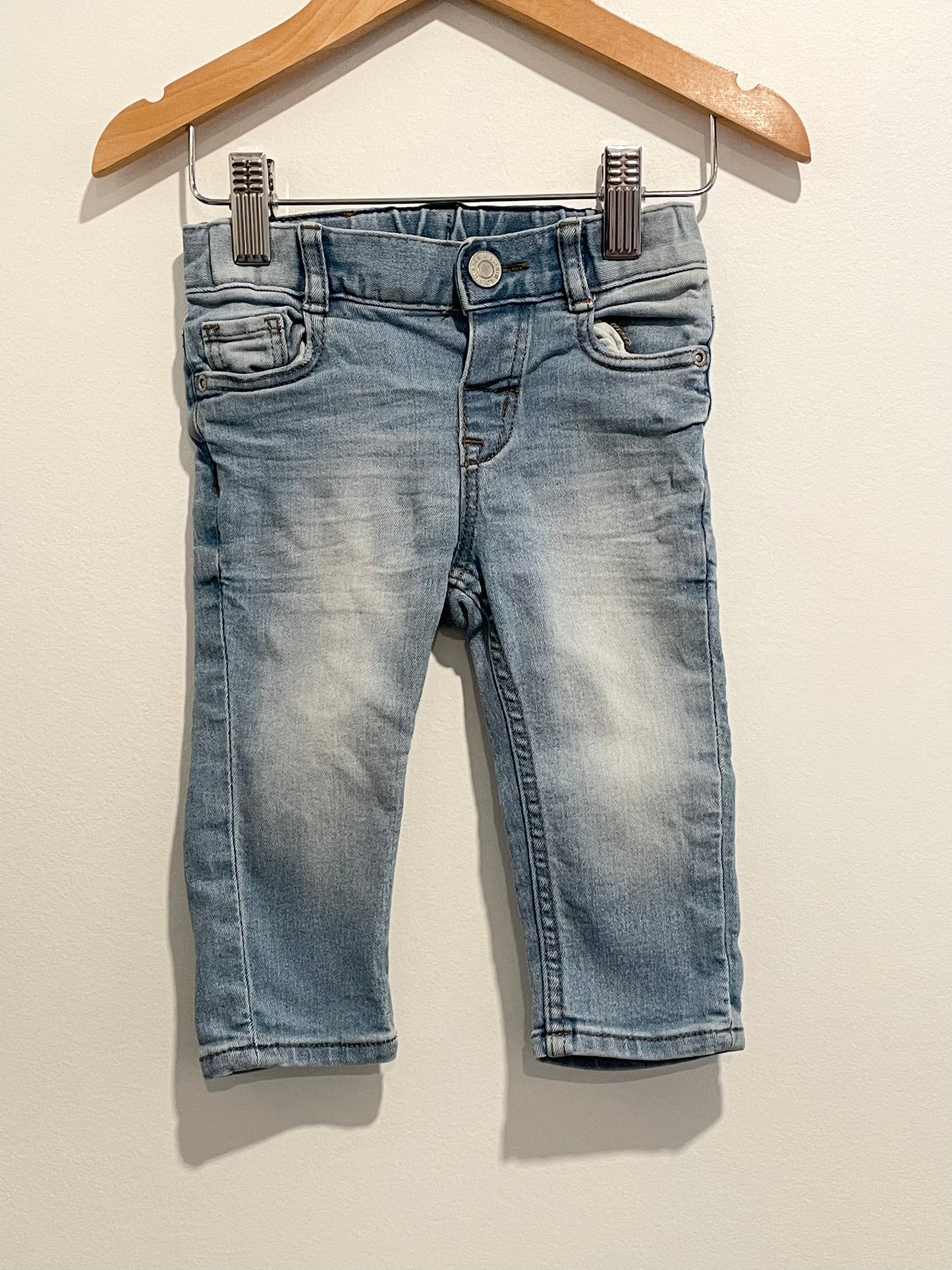 Denim Jeans with Adjustable Waist / 6-9m