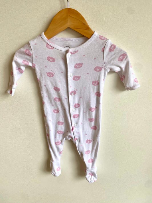 Pink Bear Sleeper / 0-3m