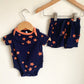 Star Navy Bodysuit and Shorts / 3-6m