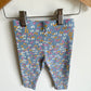 Blue Butterfly Leggings / 6-12m