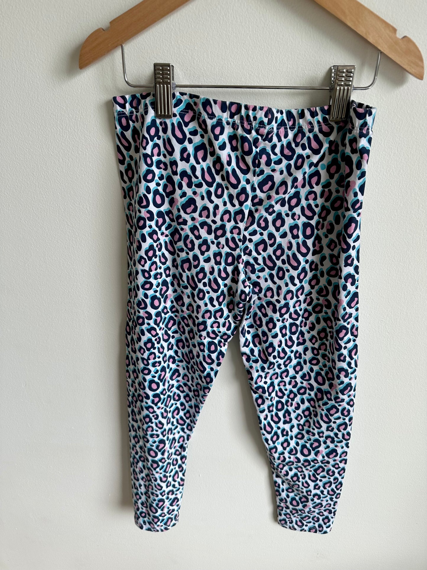 Pink Animal Print Pants / 9-10 years