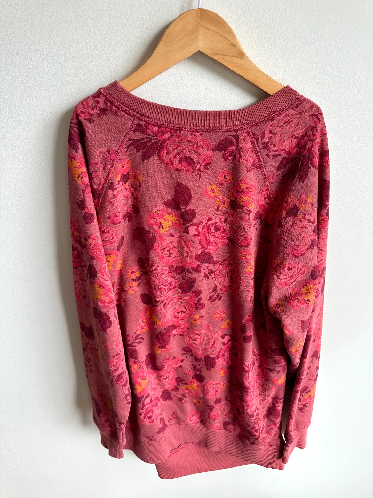 Blush Floral Nursing Sweater / M