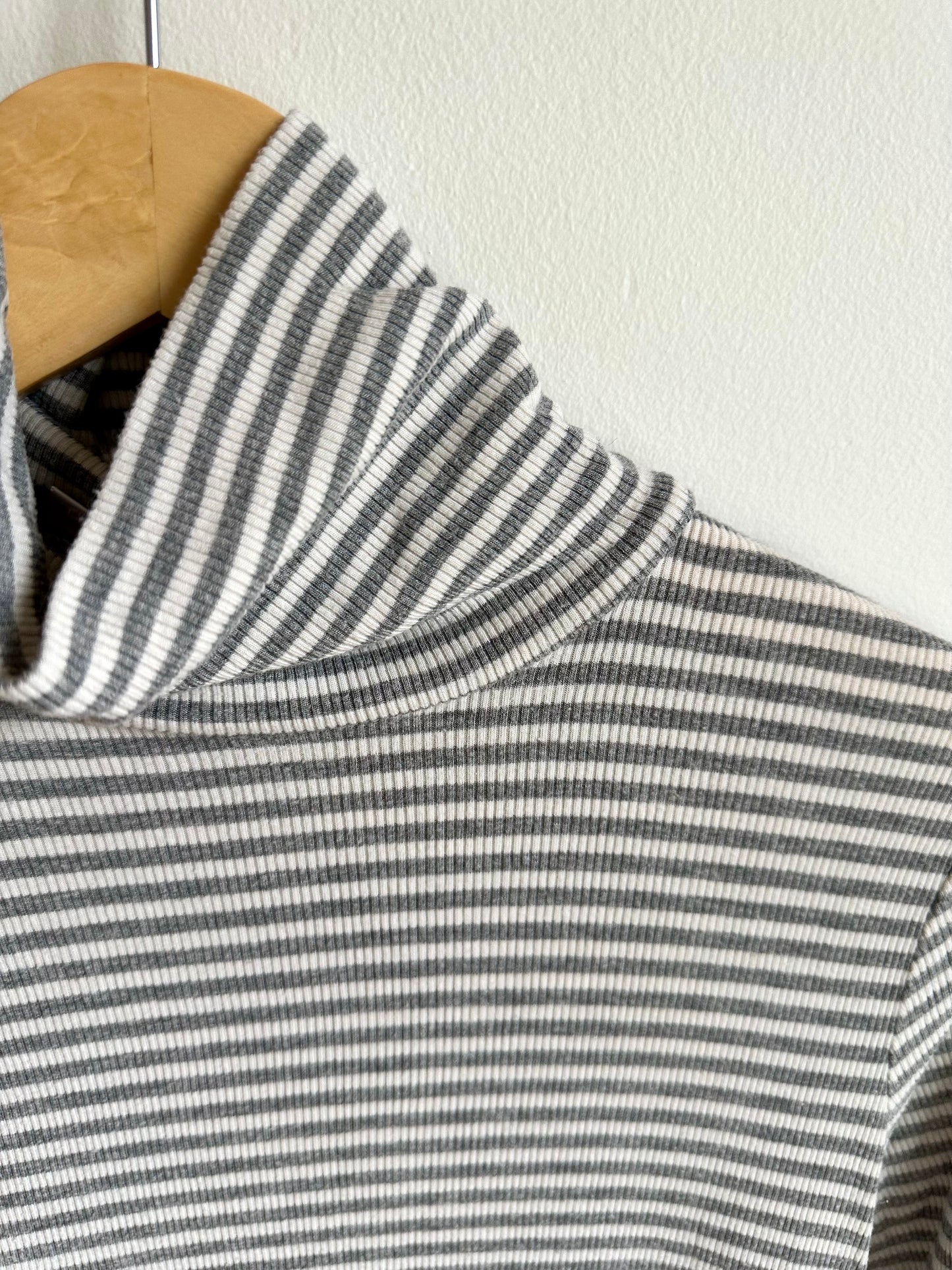 Striped Stretchy Maternity Shirt / Small