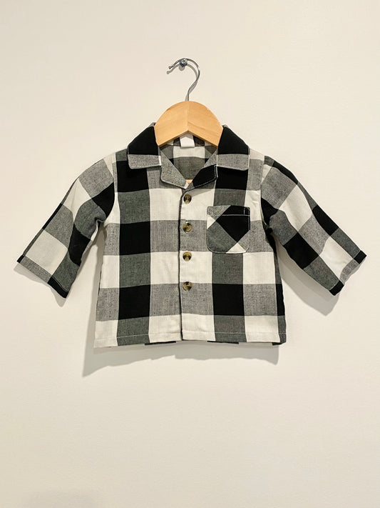 Checkered PJ Top + Bottoms / 3-6m