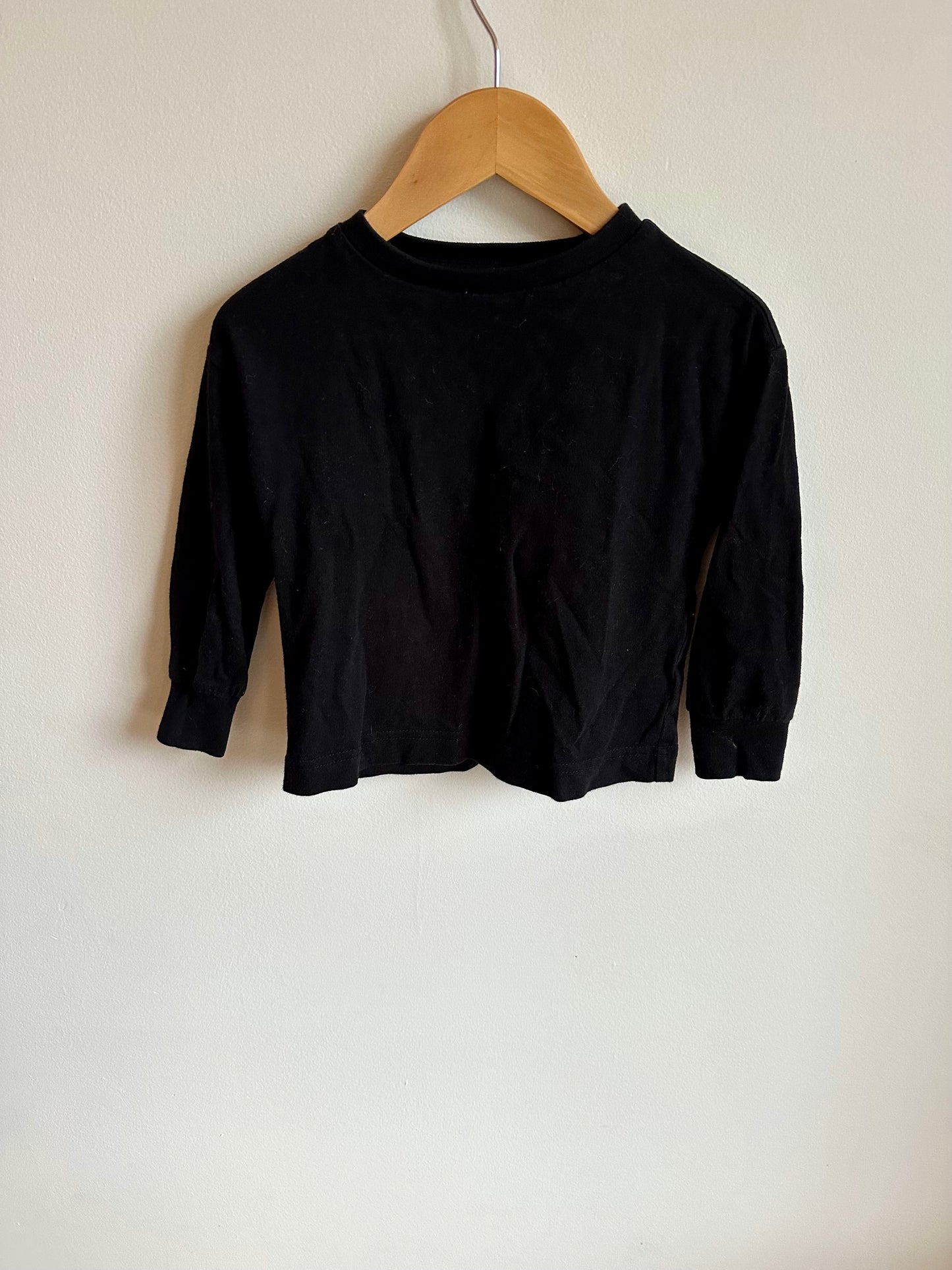 Gap Black Long Sleeve Top / 18-24m