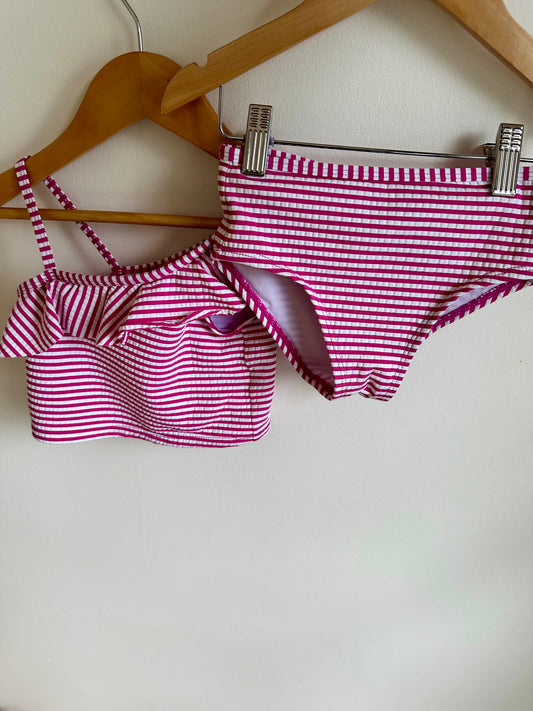 Striped 2 Piece Swimsuit / 4T