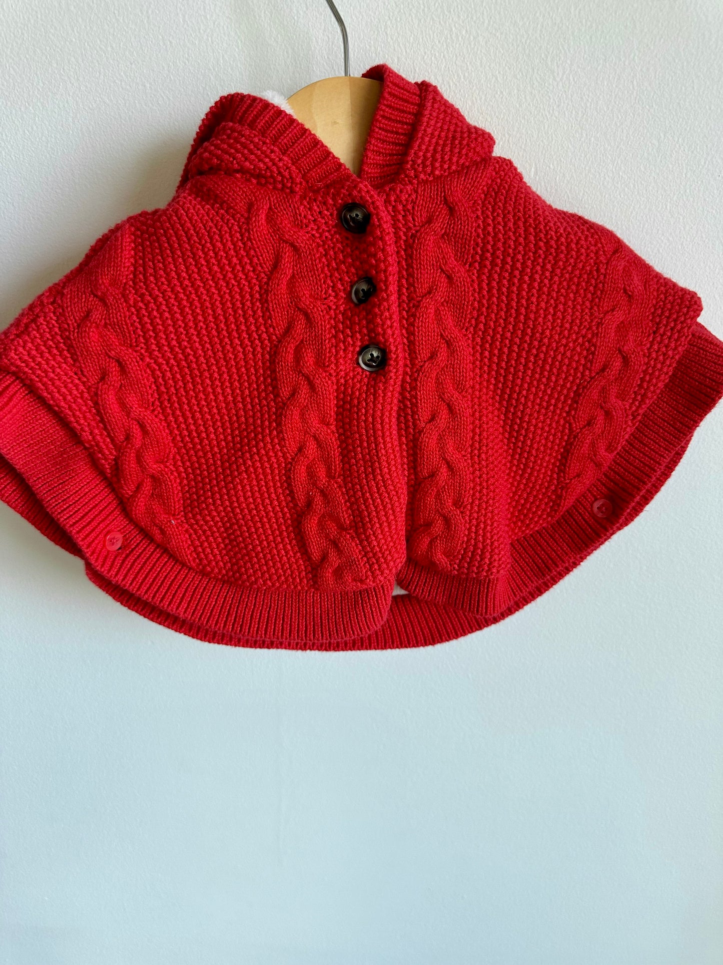 Red Knit Cloak / 3m