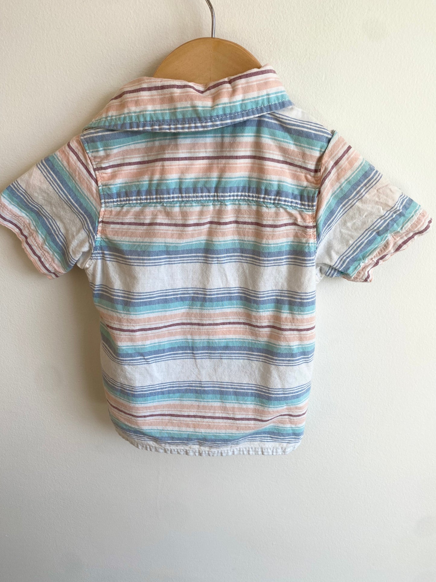 Striped Collared Shirt / 12m