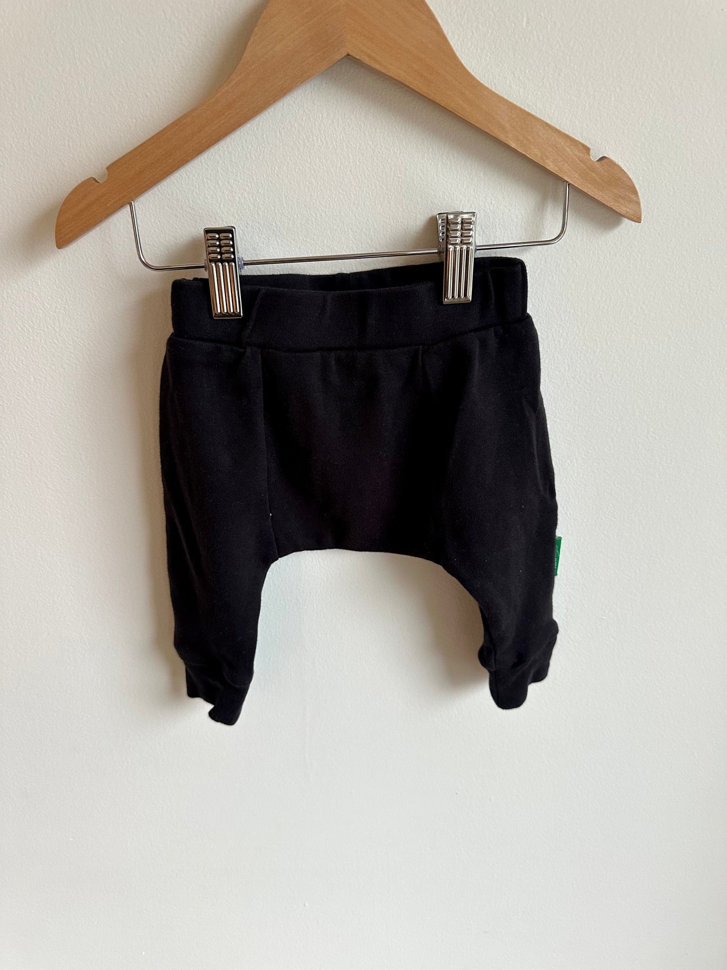 Parade Organics Black Harem Pants / 0-3m