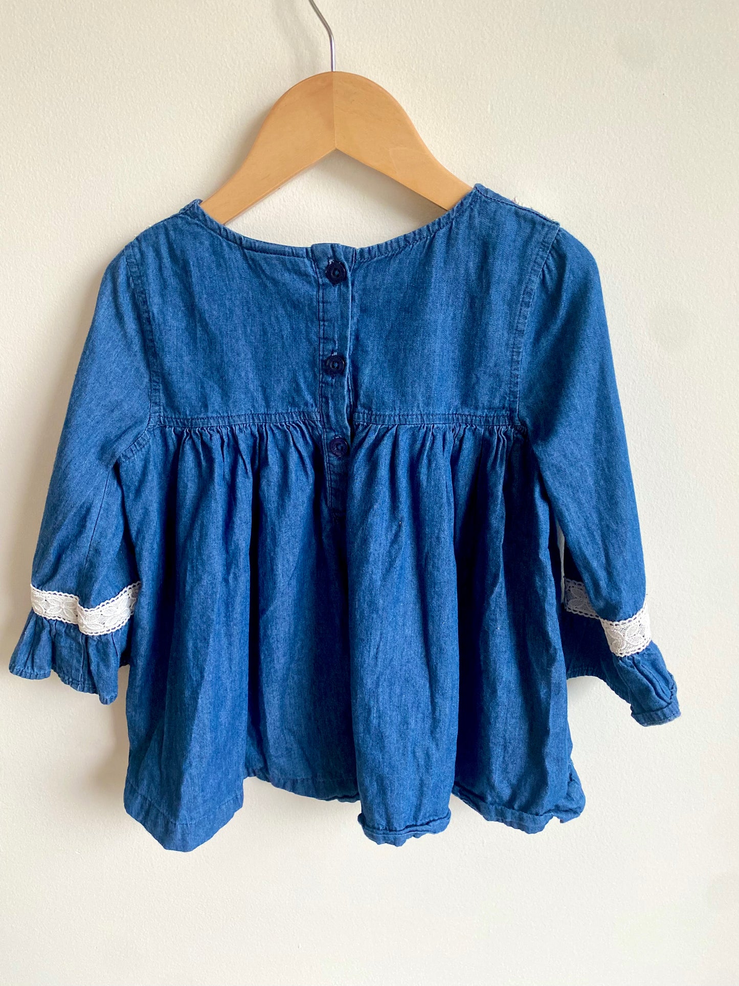 Jean Top with Lace Details / 5T