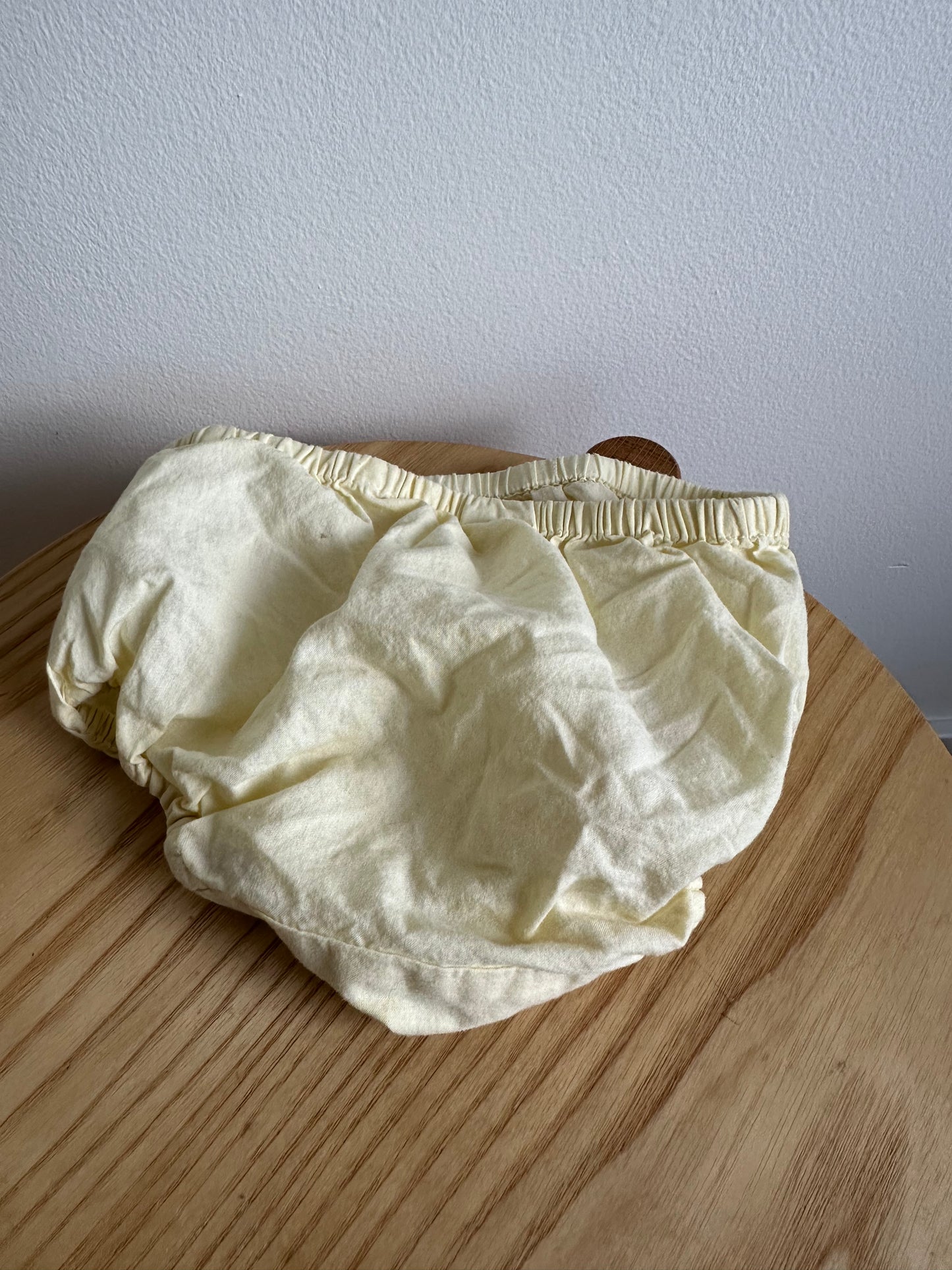 Light Yellow Diaper Cover / 6-12m