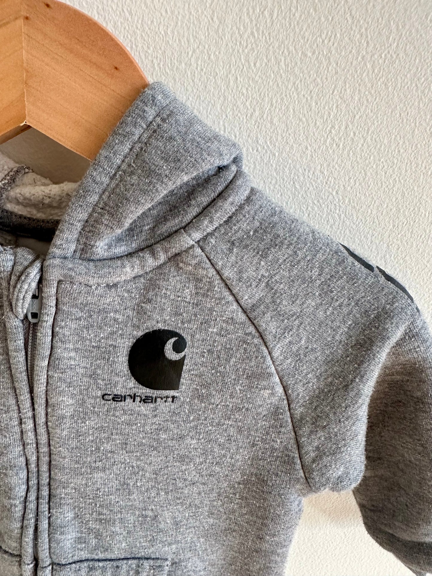 Carhartt Grey Hooded Jumpsuit / 6m