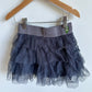 Peekaboo Beans Grey Tulle Skirt with Shorts / 4T?