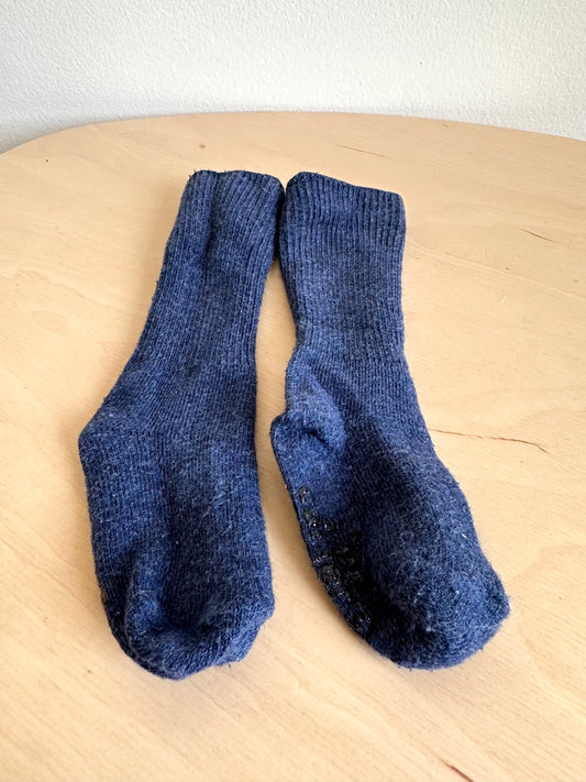 Navy Socks / 3-12m