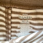 Brown and White Stripe Pants / 0-3m