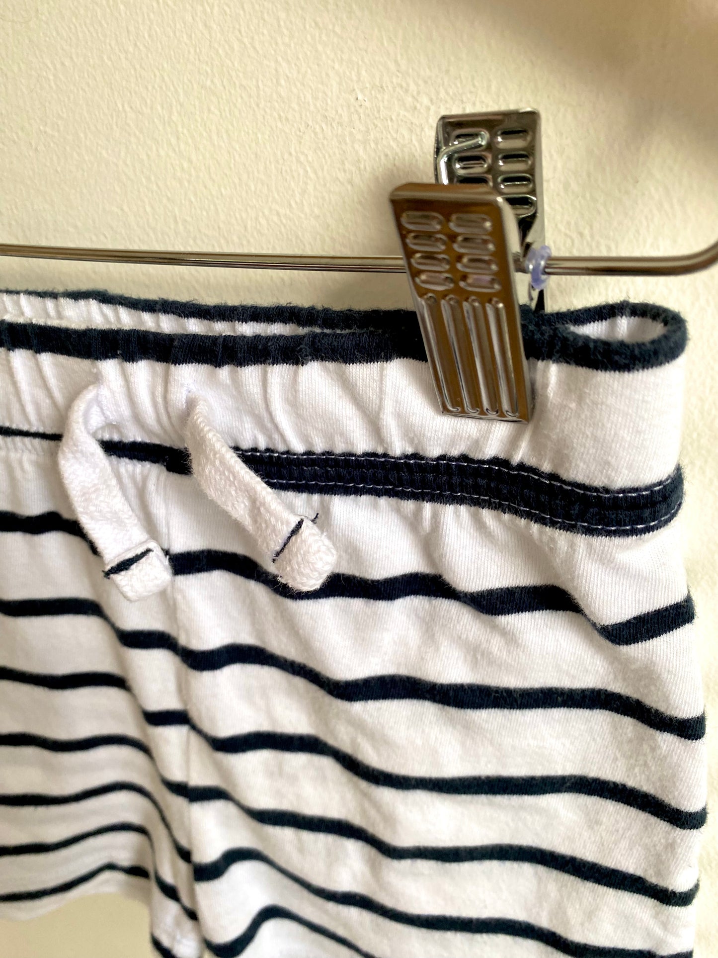 Blue and White Shorts / 12-18m