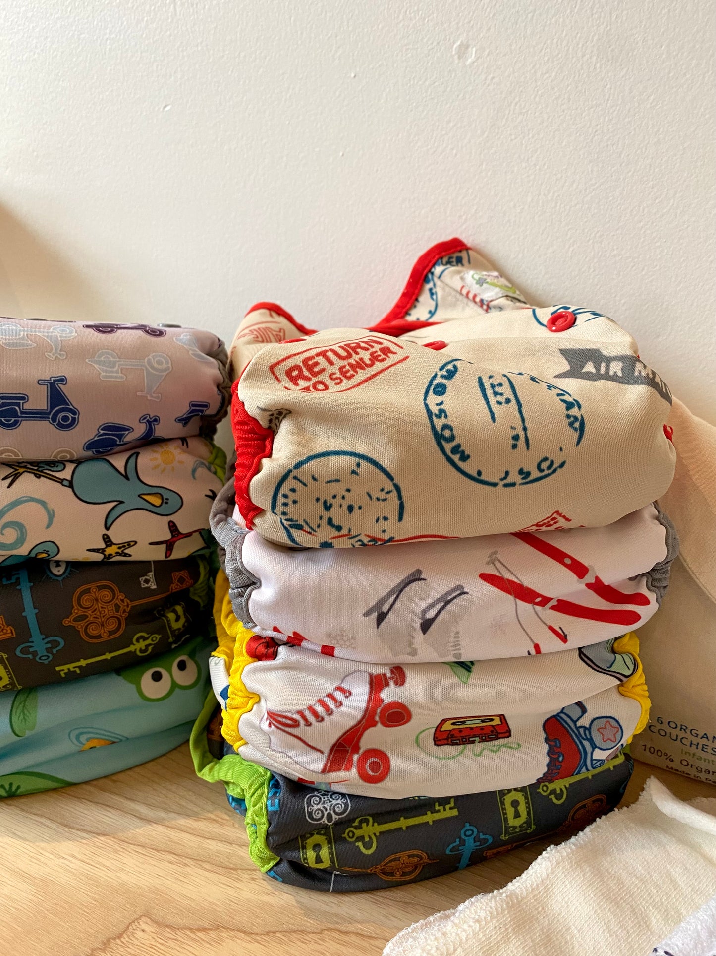 Grow with Me Cloth Diaper Set of 8