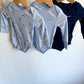 Set of 3 Nike Long Sleeve Bodysuits / 9m