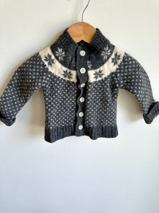 Wool Grey Sweater / 12-18m