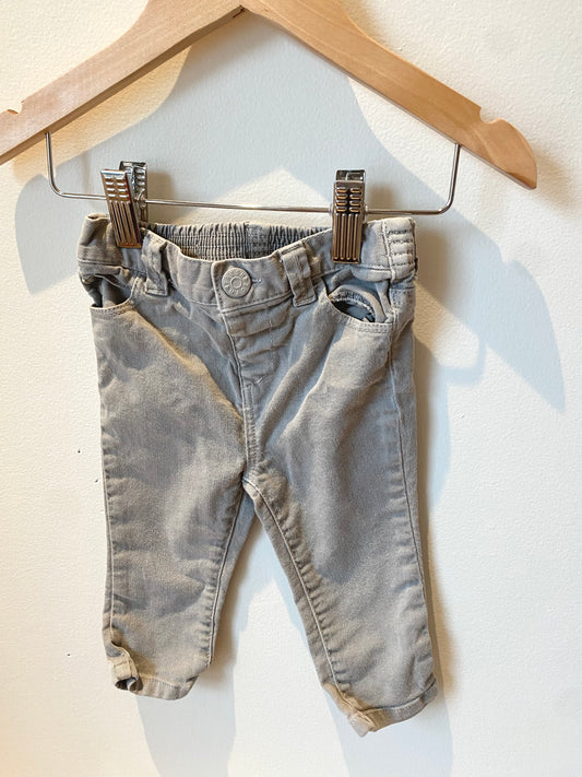 Grey Jean Pants / 6-12m