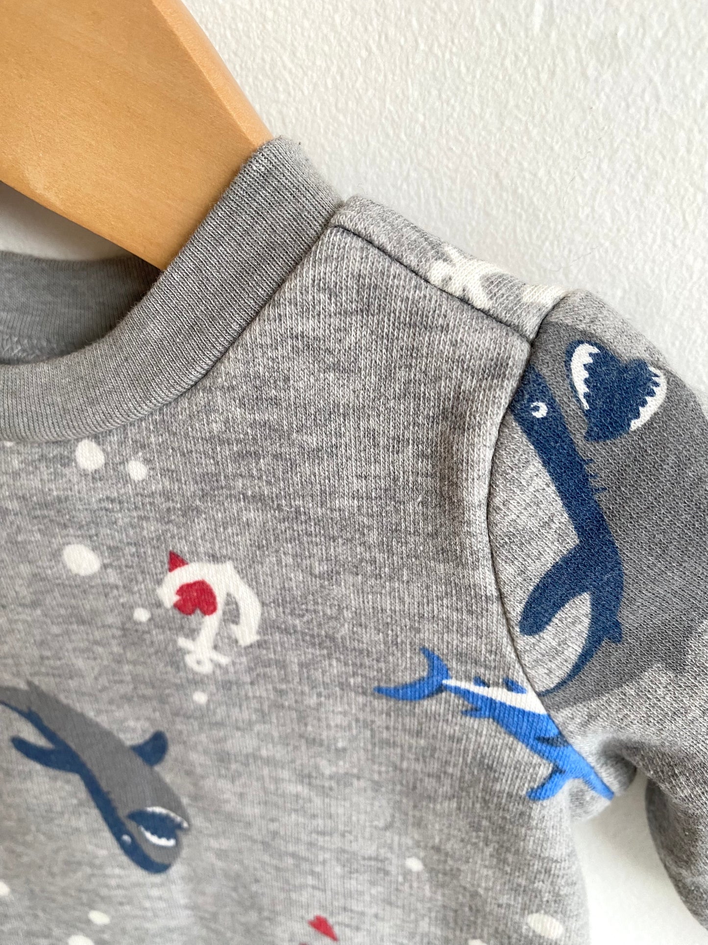 Shark Pull Over Sweater / 0-3m