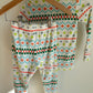 Soft White Patterned PJ Set / 2T