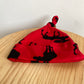 Moose Red Beanie / 6-12m