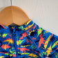 Neon Dino Swimsuit / 3-6m