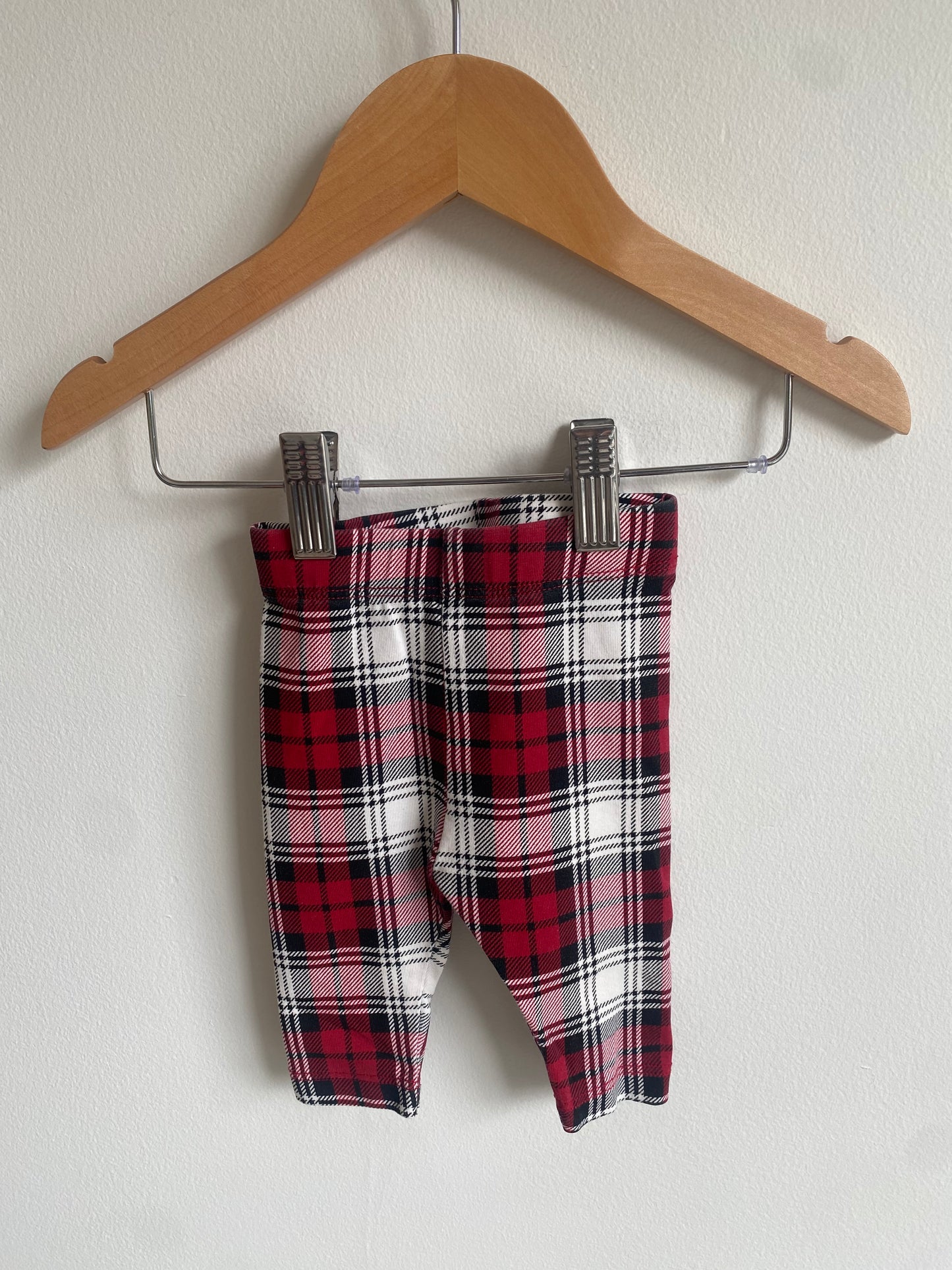 Tartan Plaid Leggings  / 0-3m