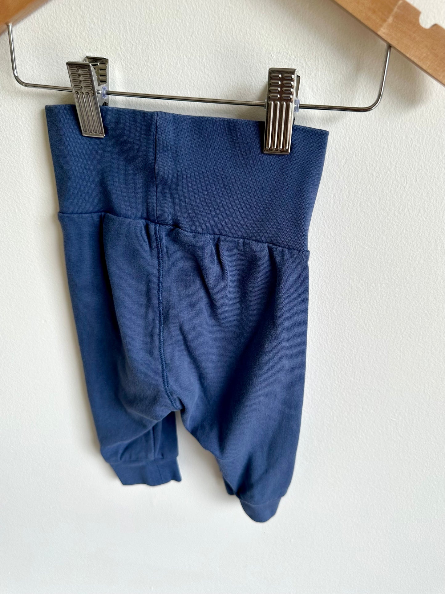 H&M Blue Organic Cotton Pants / 4-6m