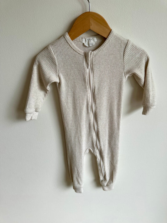 Organic Oat Ribbed Sleeper / 9m