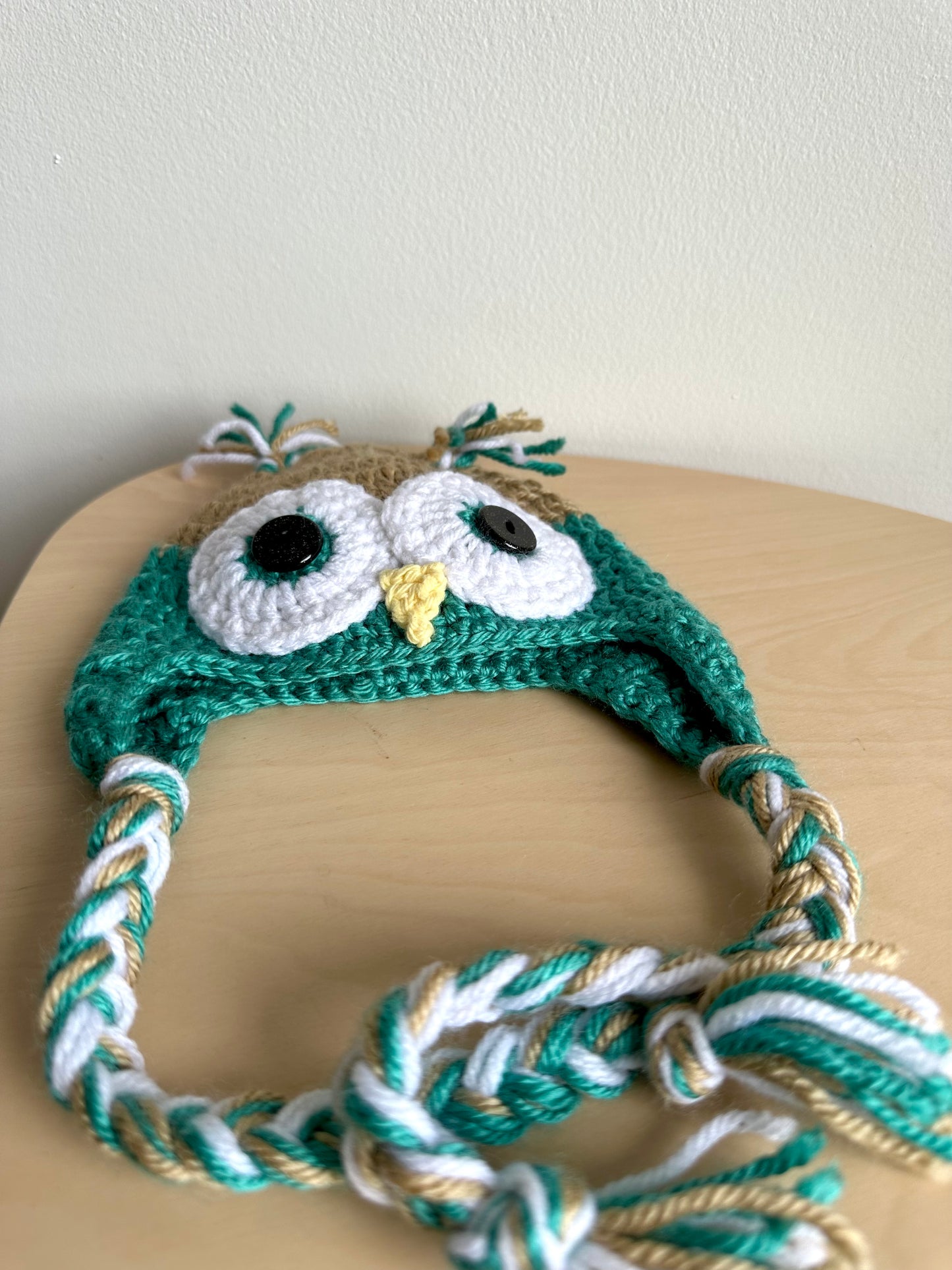 Handmade Owl Hat / 6-12m?