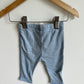 Blue Striped Pants with Large Pocket / 6m