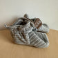 Grey Striped Robeez Slippers / 0-3m