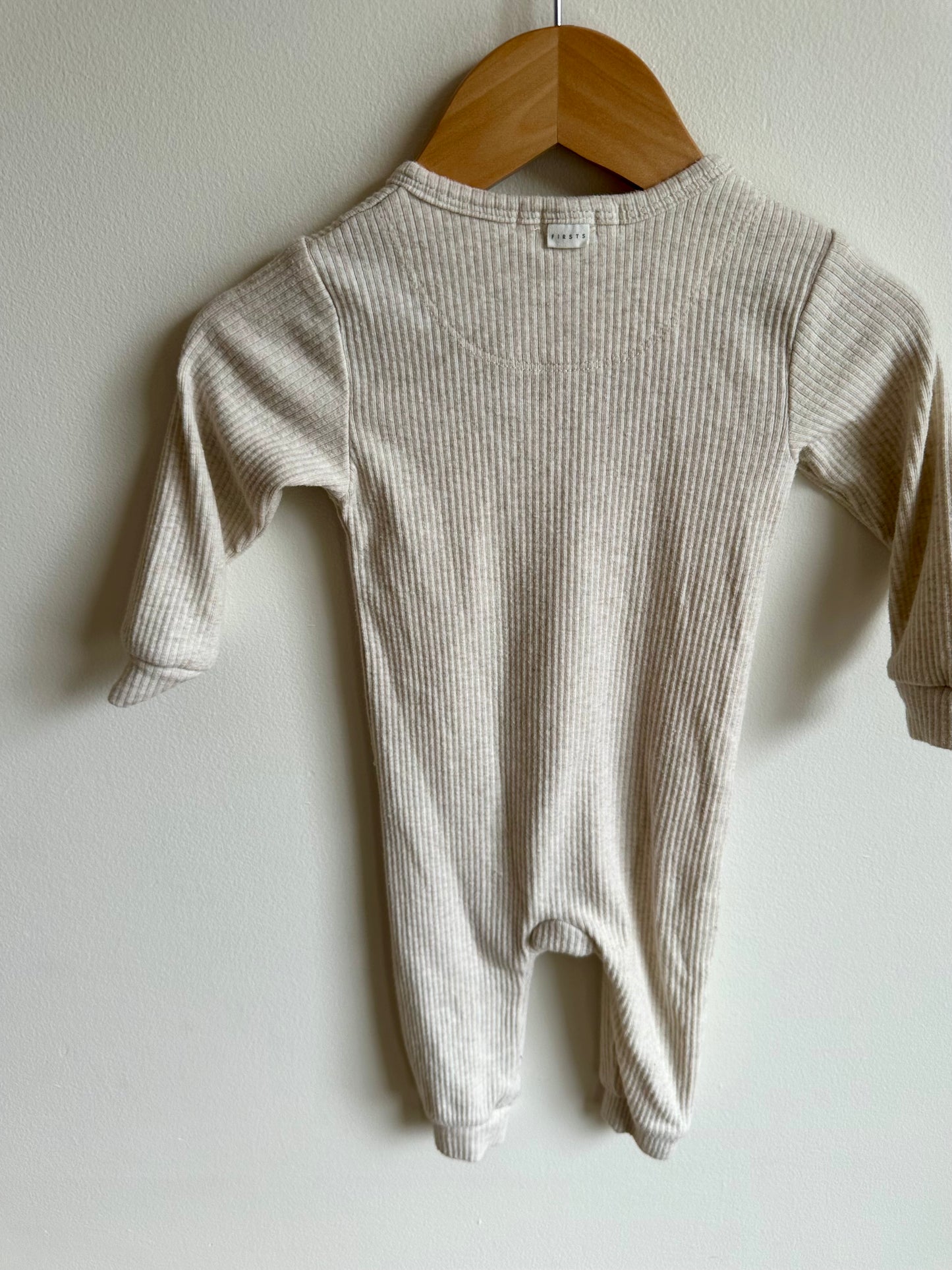 Organic Oat Ribbed Sleeper / 9m