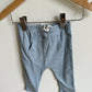 Blue Striped Pants with Large Pocket / 6m