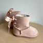 Pink Lace Up Boots / Size 4 Toddler