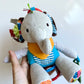 Skip Hop Elephant Activity and Teething Toy with Multi-Sensory Rattle