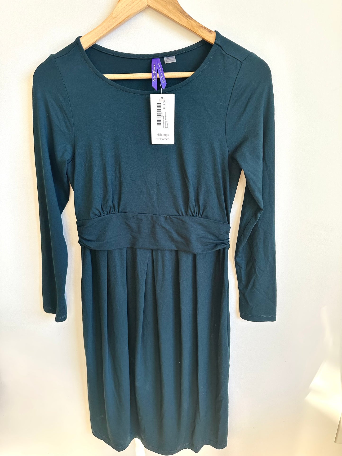 Emerald Maternity Dress (With Tags) / Small (Size 4)