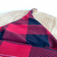 Plaid Checkered Beanie / 12-18m